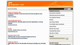 What Wapster.com website looked like in 2012 (11 years ago)