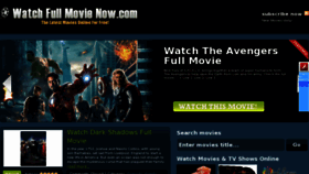 What Watchfullmovienow.com website looked like in 2012 (11 years ago)