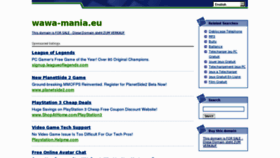 What Wawa-mania.eu website looked like in 2012 (11 years ago)