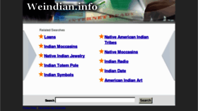 What Weindian.info website looked like in 2012 (11 years ago)