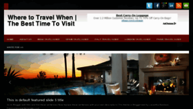 What Wheretravelwhen.com website looked like in 2012 (11 years ago)