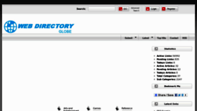 What Webdirectoryglobe.com website looked like in 2012 (11 years ago)