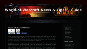 What Worldofwarcraft-news.de website looked like in 2012 (11 years ago)