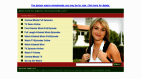 What Watchcriminalminds.com website looked like in 2012 (11 years ago)