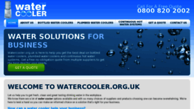 What Watercooler.org.uk website looked like in 2012 (11 years ago)