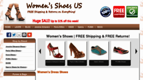 What Womensshoesus.com website looked like in 2012 (11 years ago)