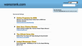What Warezrank.com website looked like in 2012 (11 years ago)
