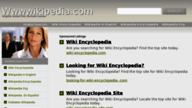 What Wwwwikipedia.com website looked like in 2012 (11 years ago)