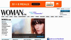 What Woman.ca website looked like in 2012 (11 years ago)