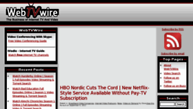 What Webtvwire.com website looked like in 2012 (11 years ago)