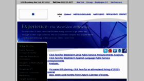 What Westglen.com website looked like in 2012 (11 years ago)