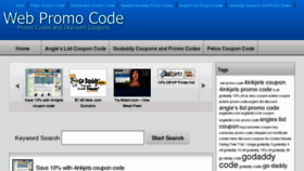 What Webpromocode.com website looked like in 2012 (11 years ago)