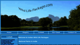 What Wildlifepackage.com website looked like in 2012 (11 years ago)