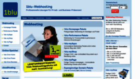 What Webhosting16.1blu.de website looked like in 2012 (11 years ago)
