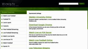What Wizwig.tv website looked like in 2012 (11 years ago)