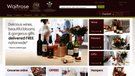 What Waitrosewine.com website looked like in 2012 (11 years ago)
