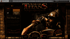 What Waroftitans.de website looked like in 2012 (11 years ago)