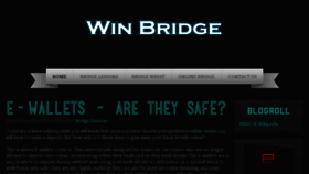 What Winbridge.com website looked like in 2012 (11 years ago)