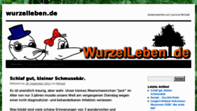 What Wurzelleben.de website looked like in 2012 (11 years ago)