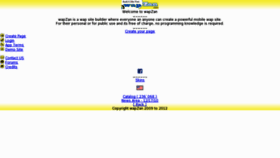 What Wap3.org website looked like in 2012 (11 years ago)