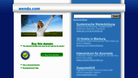 What Wendo.com website looked like in 2012 (11 years ago)
