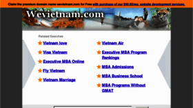 What Wevietnam.com website looked like in 2012 (11 years ago)