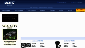 What Weg.rs website looked like in 2011 (13 years ago)