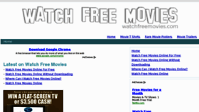 What Watchfreemovies.com website looked like in 2012 (11 years ago)