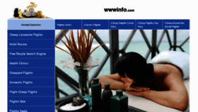 What Wwwinfo.com website looked like in 2012 (11 years ago)
