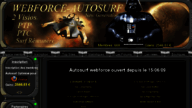 What Webforce-autosurf.fr website looked like in 2012 (11 years ago)