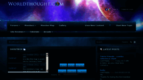 What Worldthought.com website looked like in 2012 (11 years ago)