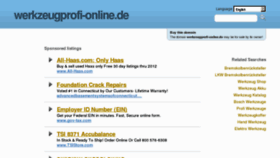 What Werkzeugprofi-online.de website looked like in 2012 (11 years ago)