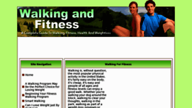 What Walk-to-fitness.com website looked like in 2012 (11 years ago)