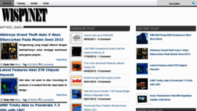 What Wispynet.com website looked like in 2012 (11 years ago)