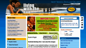 What Whakatane.govt.nz website looked like in 2012 (11 years ago)