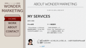 What Wondermarketing.info website looked like in 2012 (11 years ago)