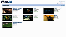 What Wisevid.com website looked like in 2012 (11 years ago)