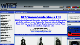 What Warenhandelshaus.de website looked like in 2012 (11 years ago)
