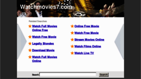 What Watchmovies7.com website looked like in 2012 (11 years ago)