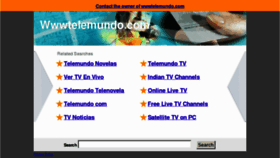 What Wwwtelemundo.com website looked like in 2012 (11 years ago)