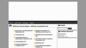 What Wellnesssearchengine.com website looked like in 2012 (11 years ago)