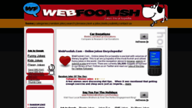 What Webfoolish.com website looked like in 2012 (11 years ago)