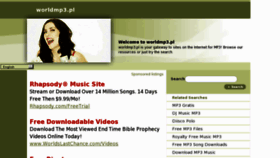 What Worldmp3.pl website looked like in 2012 (11 years ago)