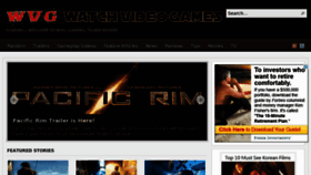 What Watchvideogames.com website looked like in 2012 (11 years ago)