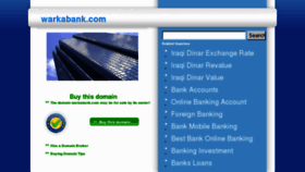 What Warkabank.com website looked like in 2012 (11 years ago)