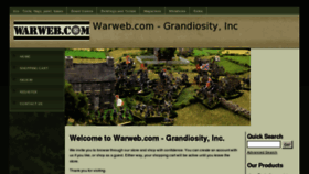 What Warweb.com website looked like in 2013 (11 years ago)