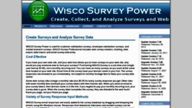 What Wiscosurvey.com website looked like in 2013 (11 years ago)