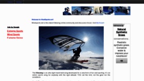 What Windsports.net website looked like in 2013 (11 years ago)