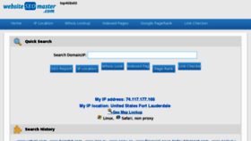 What Websiteseomaster.com website looked like in 2013 (11 years ago)
