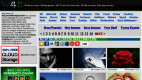 What Wallpapers4desktop.net website looked like in 2013 (11 years ago)